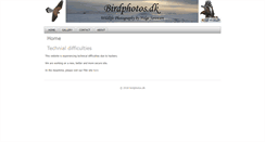 Desktop Screenshot of birdphotos.dk