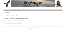 Tablet Screenshot of birdphotos.dk
